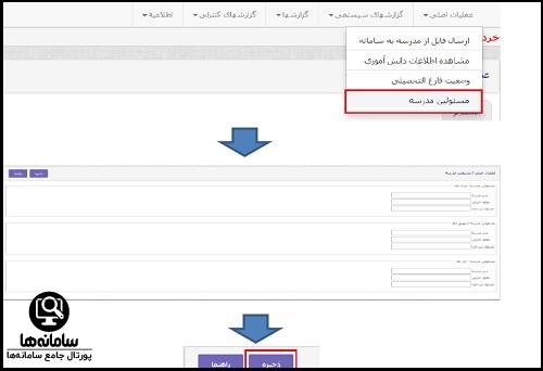 فارغ التحصیلی در سامانه امین